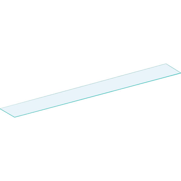 GE Glaseinlegeboden für Option Spiegelschrank, Breite 90 cm
