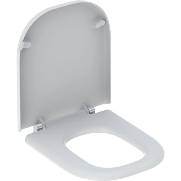 WC-Sitz Renova Comfort eckiges Design antibak.m. durchg.edst.Scharnierwelle GE