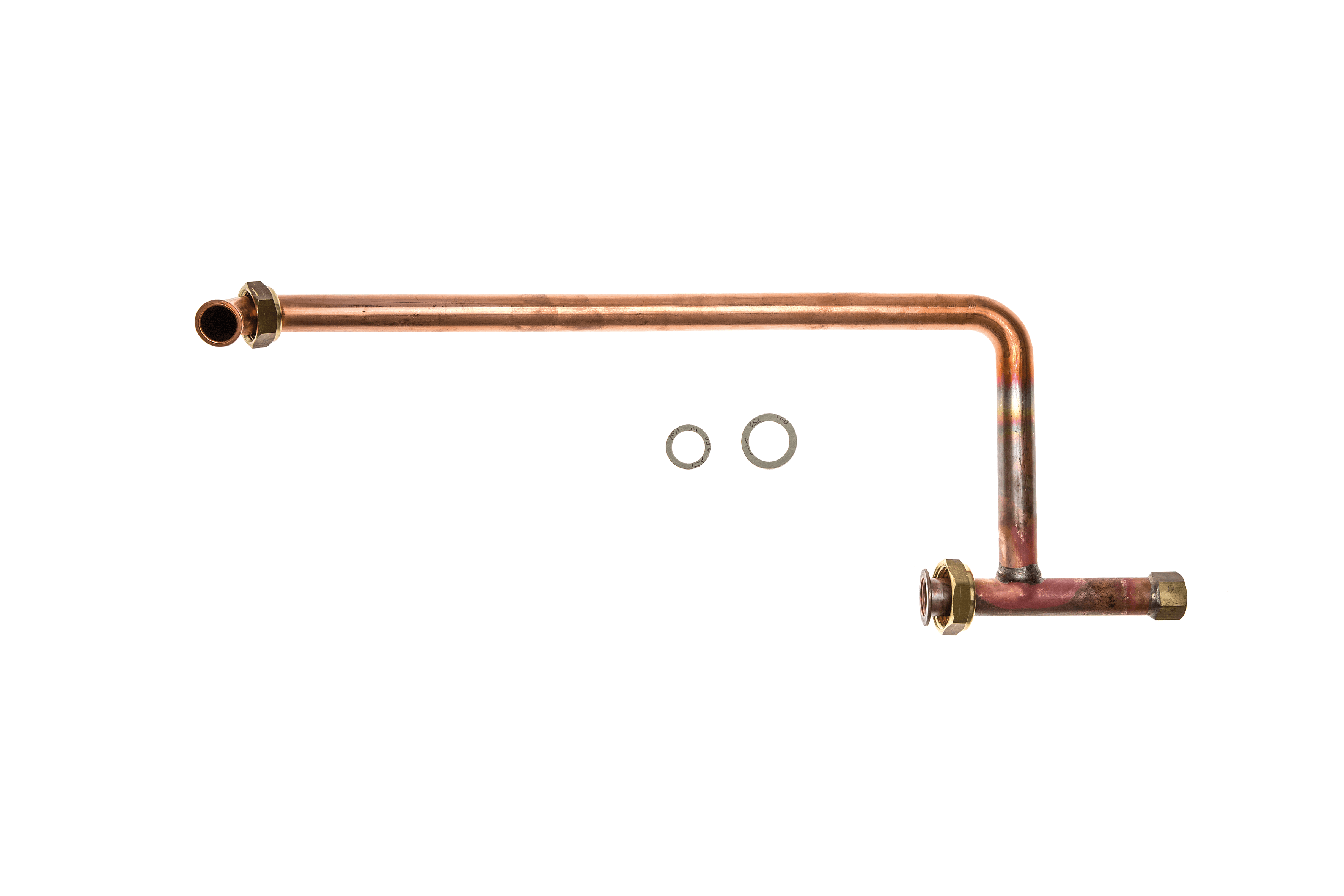 Brötje  Rücklaufrohr oben Serienaust.