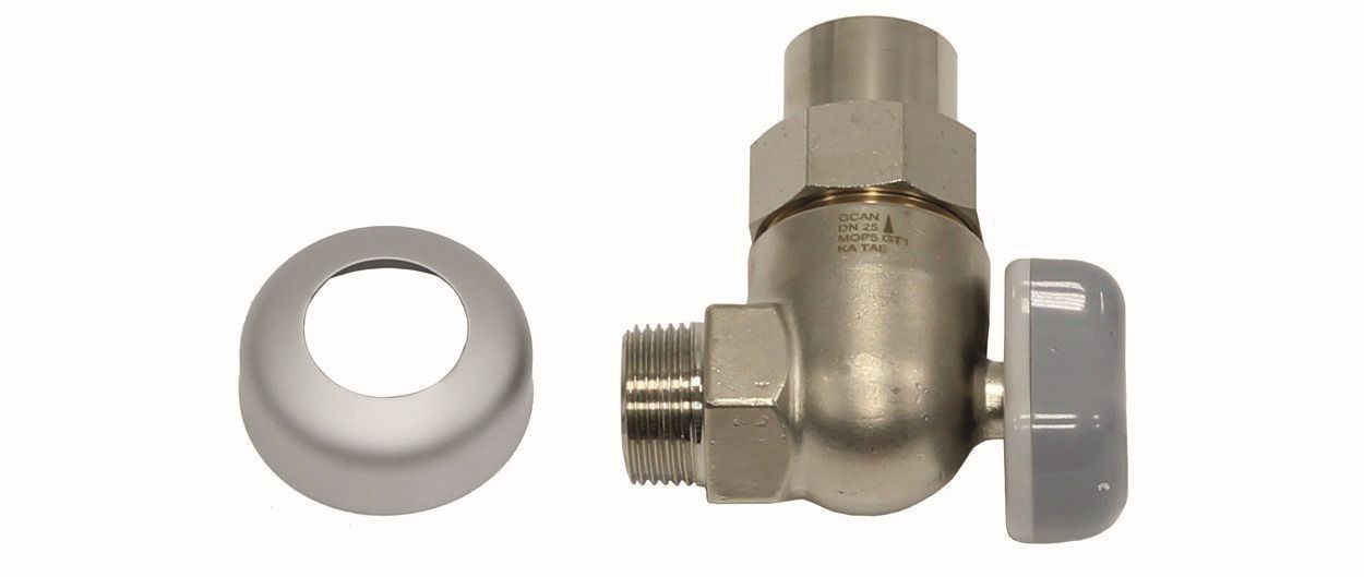 Gaskugeleckhahn 1" Vaillant Nr.300846 m.Brandschutzeinrichtung