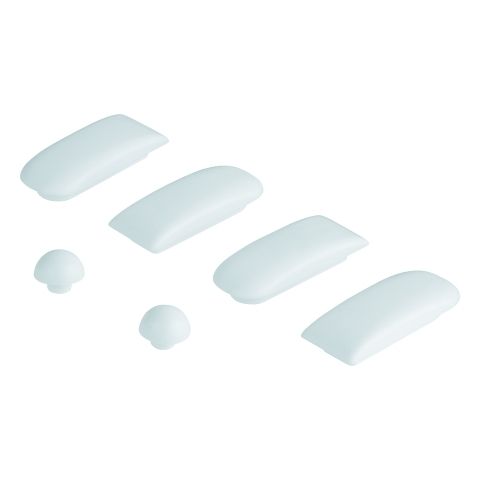 Puffer-Set für Bau WC-Sitz u.Deckel weiss Grohe