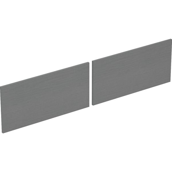 GE Set Schubladenfront (2 St.) für Xeno2 US für Breite WT 140 cm, grau