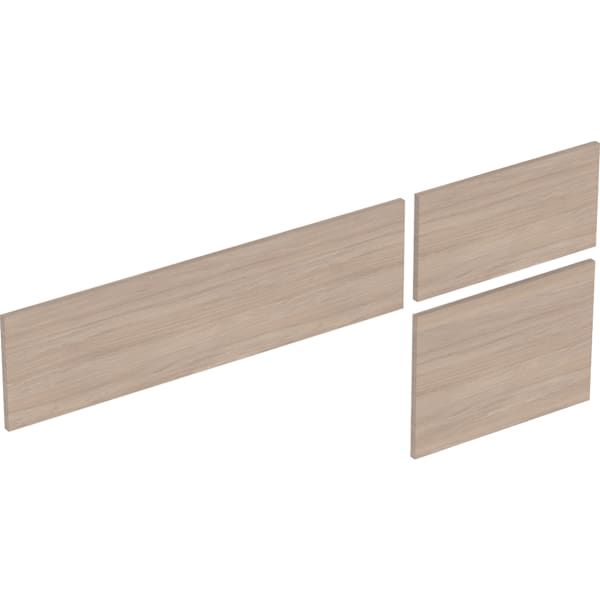 GE VariForm Set Schubl.-Front für US für WT, mit 3 Schubl. B=135cm, Eiche