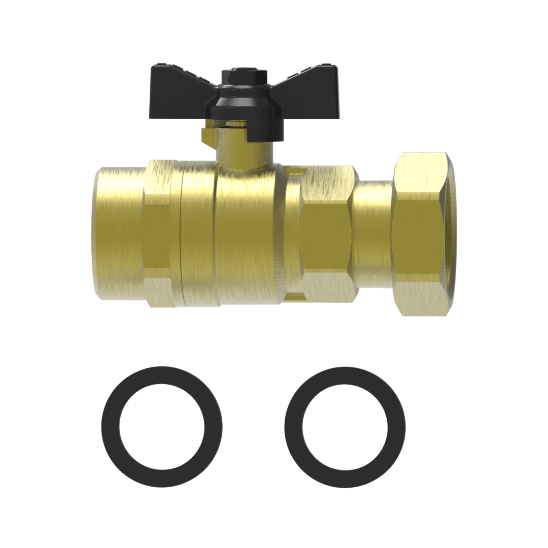 BRÖTJE Absperrhahn G1 1/4 Zoll MS