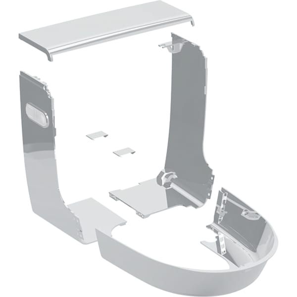 GE Set Designabdeckung f. Geberit AquaClean Mera, hgl.verchr.