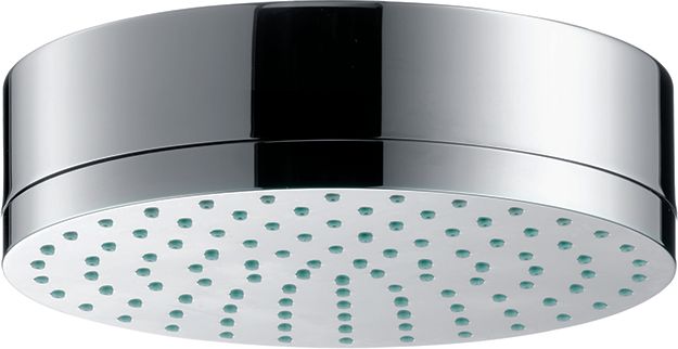 Kopfbrause Citterio Regenstrahl verchr. m.Rubit Reinig.syst.schwenkbar Hansgr.