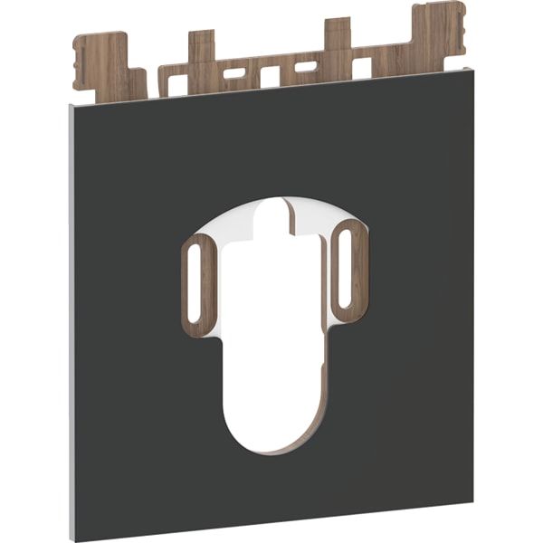 GE Designplatte AquaClean Sela unten Glas schwarz