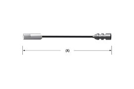CONTI+ Verlängerung 2-poliger Stecker 1 Meter