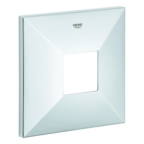 GROHE Rosette 48436 eckig für Einhandmischer-Fertigmontagesets chrom