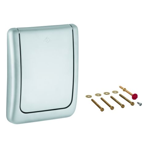 Abdeckplatte Grohe-classic 680 f.UP-WC-Druckspüler matt-verchromt
