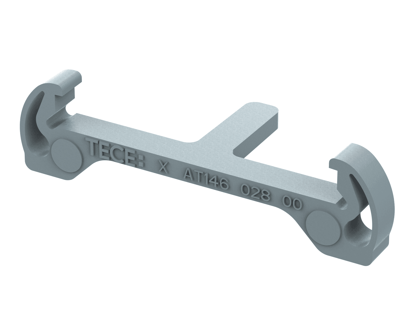 TECE Ersatzteil Muldenfuß silbergrau (ab August 2007)