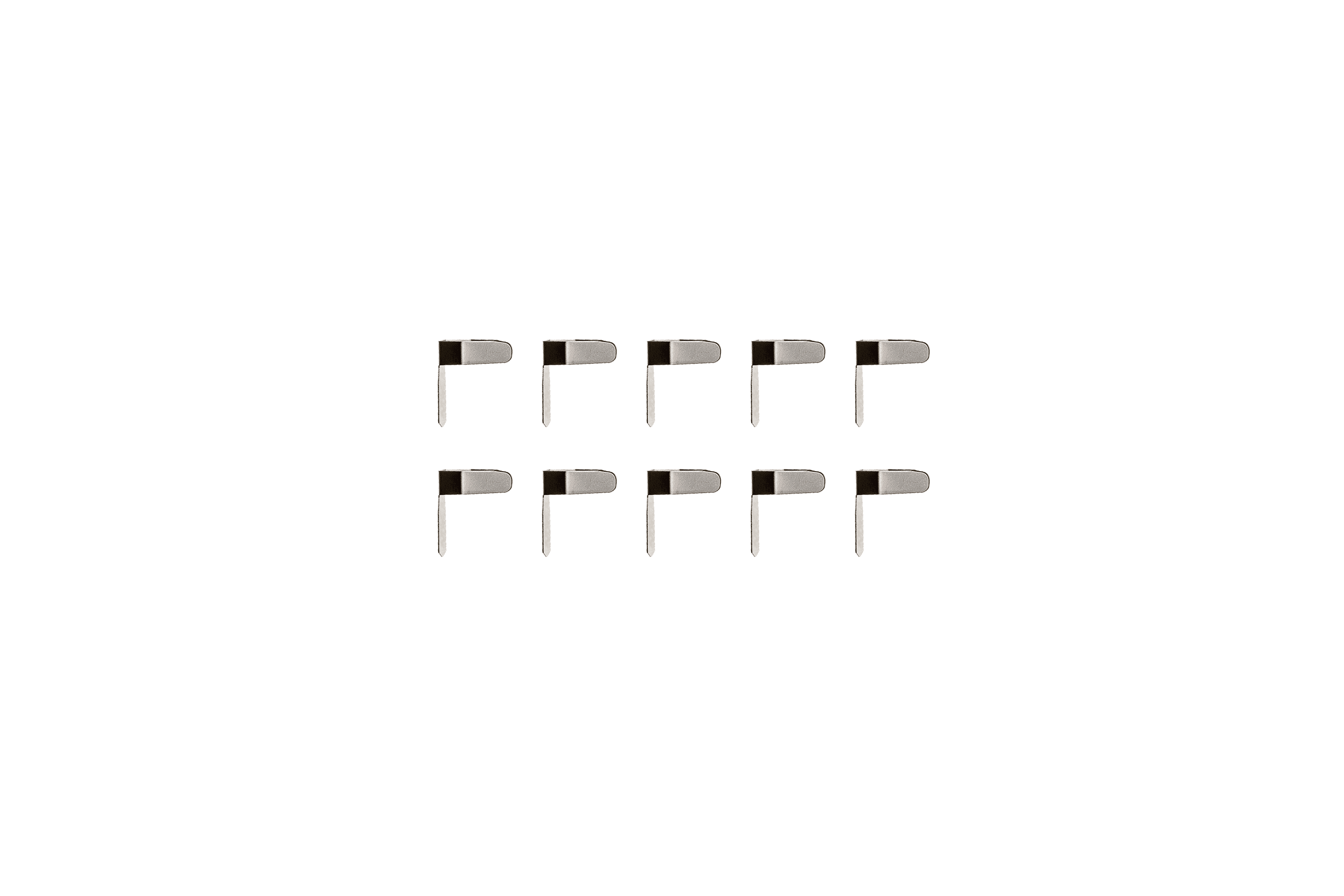 Brötje Satz mit Federn für die vordere Verkleidung (10 Stück)