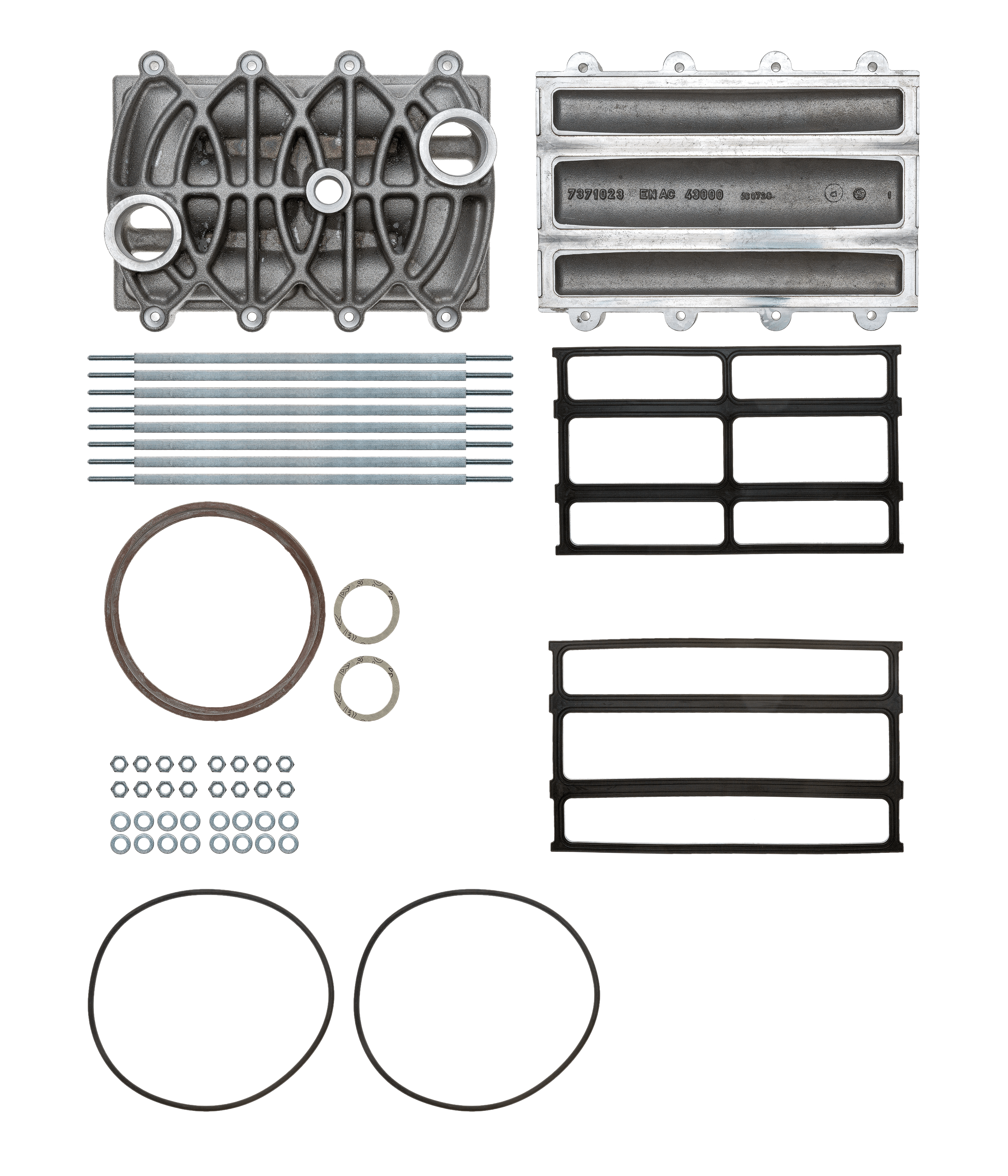 BRÖTJE Flansch-Set Carbon WT BOB 32/40 mit Dichtungen