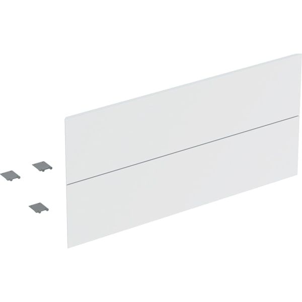 GE Set Schubl.-Frt für ONE US, 2 Schubl. für WT B: 105cm, weiß matt