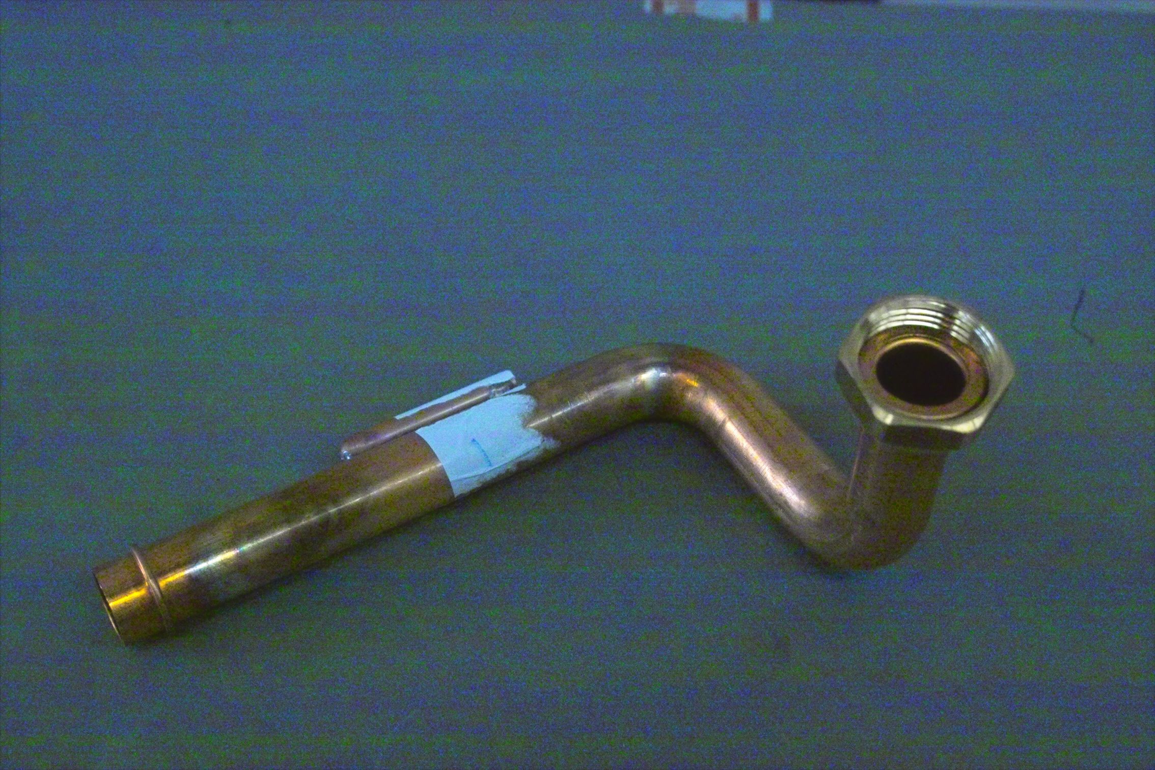 Brötje Rohr KW für Plattenwärmetauscher Ausgang