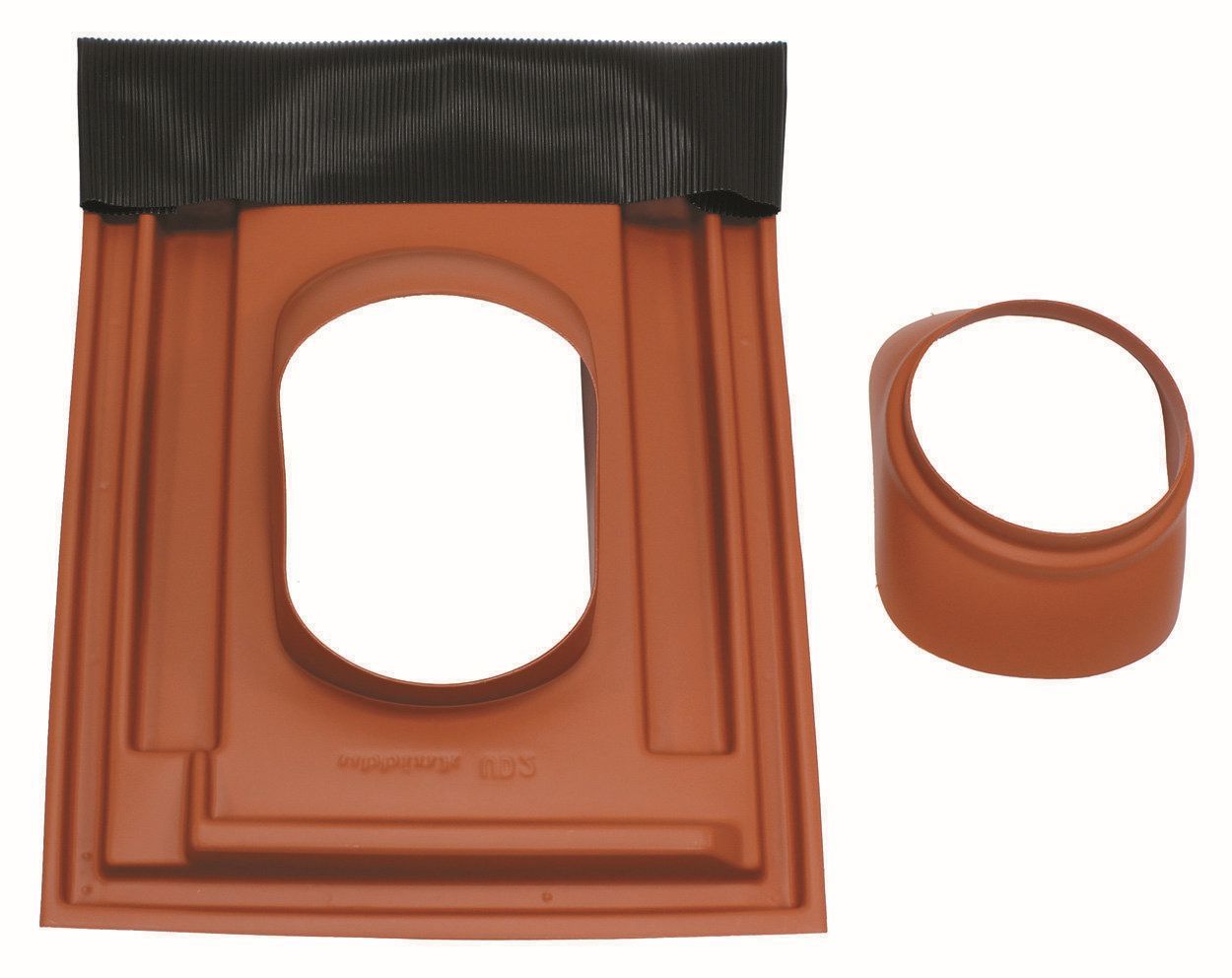 Vaillant Universaldachpfanne (25-45Grad) f.Abgassystem DN 160 rot