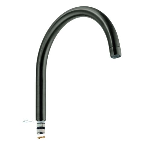 GROHE Auslauf 13043 hard graphite gebürstet