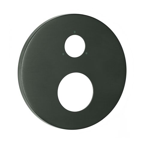 GROHE Rosette 49105 rund für THM-FMS hard graphite gebürstet