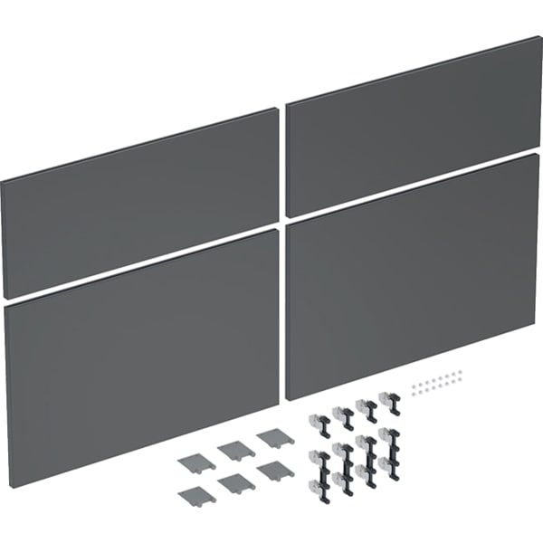 GE Schubladenfront Set (4 St.) für iCon US für DWT B:120cm, lava matt