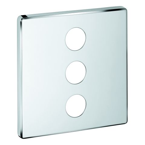 GROHE Rosette 48368 eckig für SmartControl chrom