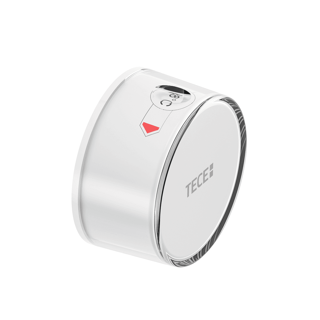 TECE-Dusch-WC Bedienknopf Temperatur, Kunststoff weiß
