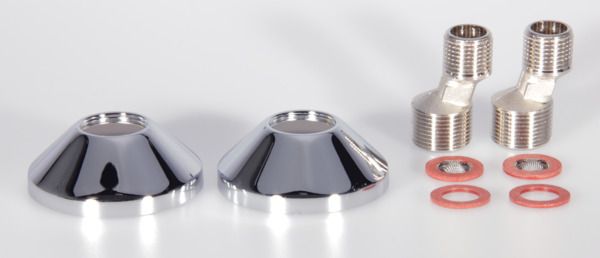 Ideal-Standard S-Anschluesse 1/2"x3/4" verchromt                     (2 Stueck)