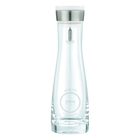 GROHE Glaskaraffe GROHE Blue 404051 1 Liter mit Verschluss-Deckelset