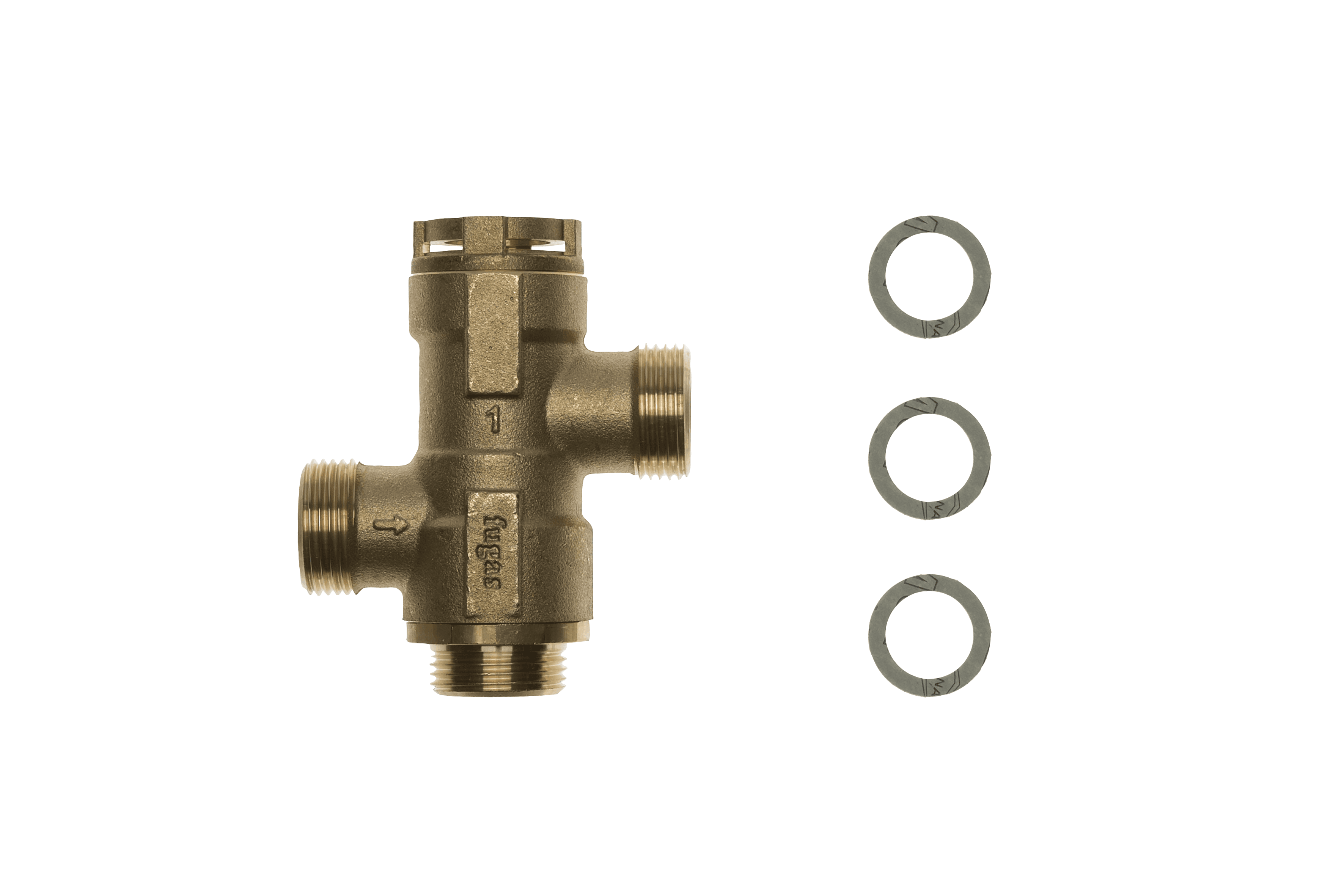 Brötje  3 Wege Ventil (ohne Motor) 180°