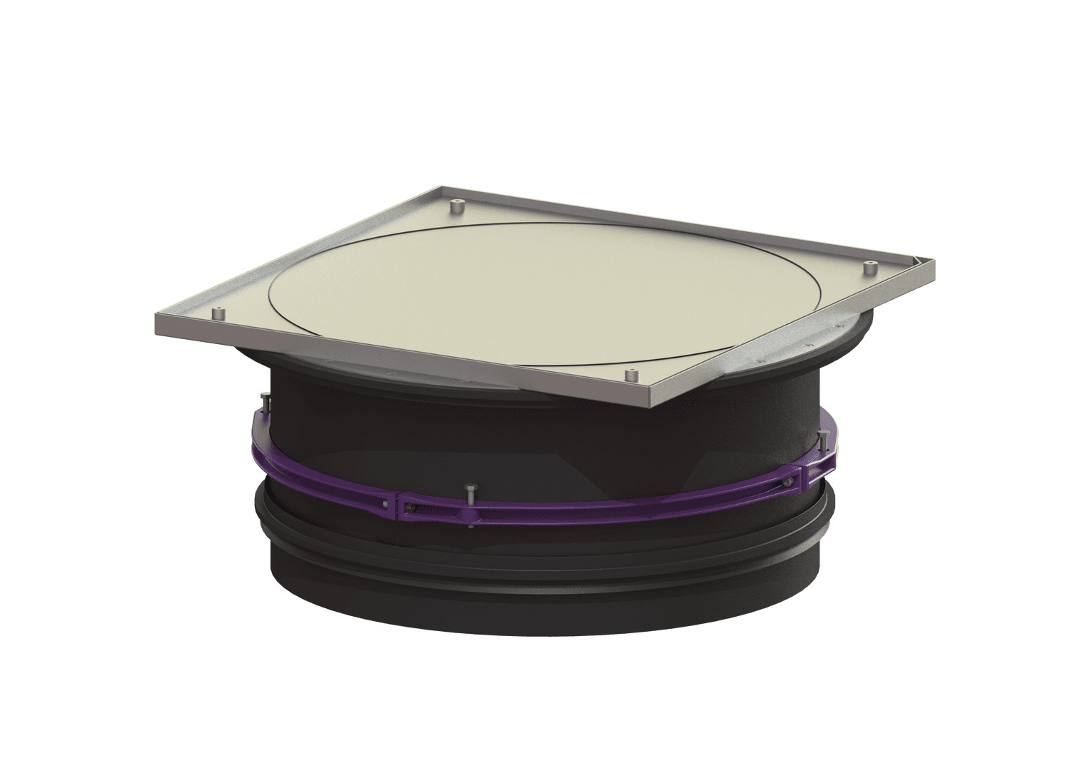 KESSEL-Aufsatzstück mit Abdeckplatte LW 800, Klasse K 3, befliesbar