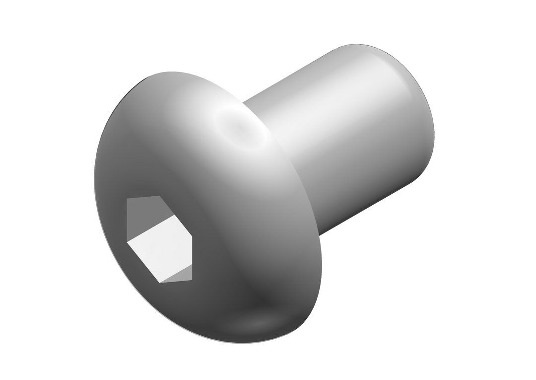 SIEGER Linsenschraube ISO7380 M5x8 (5x)
