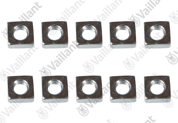 VA Mutter, Vierkantmutter M6 (x10) Vaillant-Nr. 0010028407