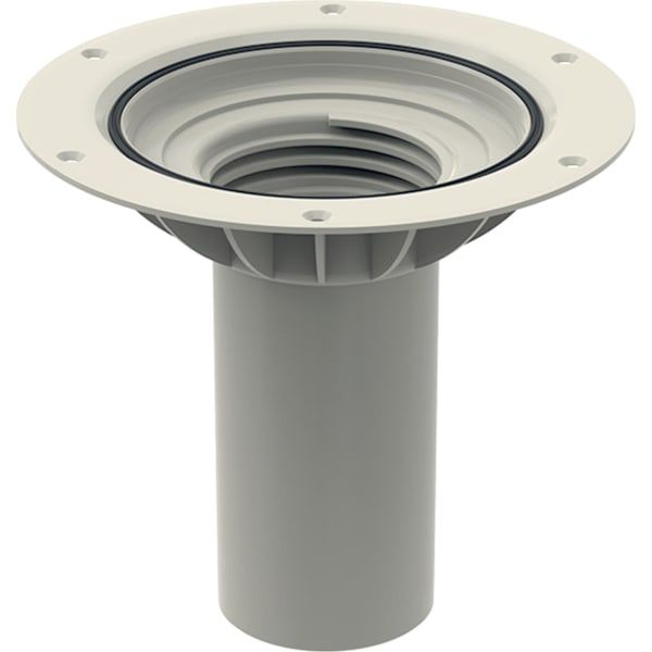 GE Einlaufstutzen rund für Duschbodenablauf für Bodenbeläge aus PVC