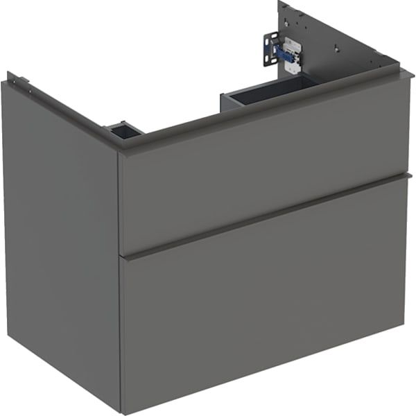 GE iCon Unterschrank für WT, 2 Schubl. 74x61,5x47,6cm, lava