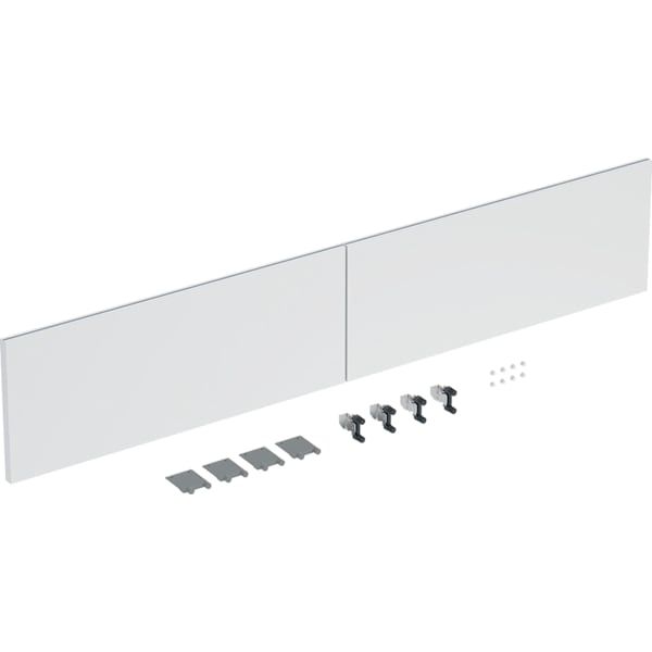 GE Schubladenfront Set (2 St.) für iCon US für DWT B:120cm, weiß matt