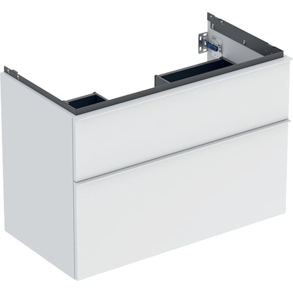 GE iCon Unterschrank für WT, 2 Schubl. 88,8x61,5x47,6cm, weiß matt