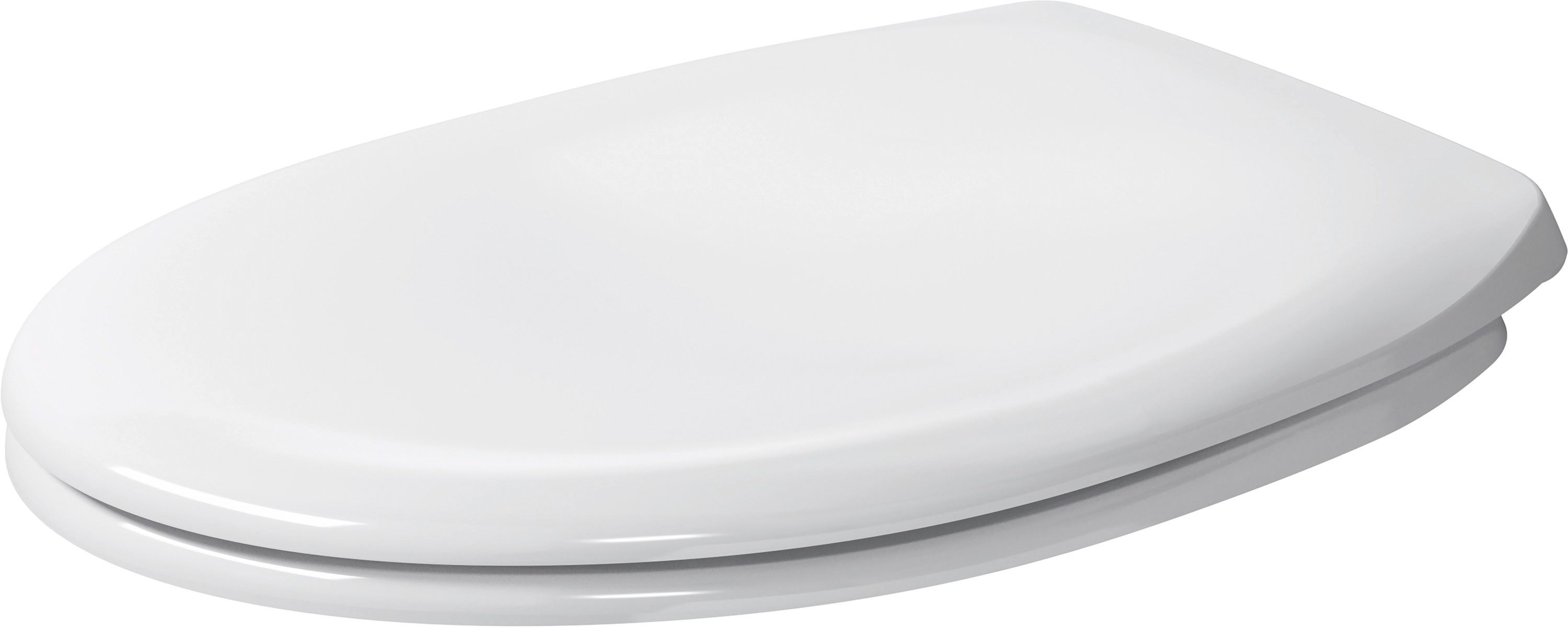 WC-Sitz Duravit mit Deckel weiss Scharniere edelstahl m.Absenkaut.Duravit