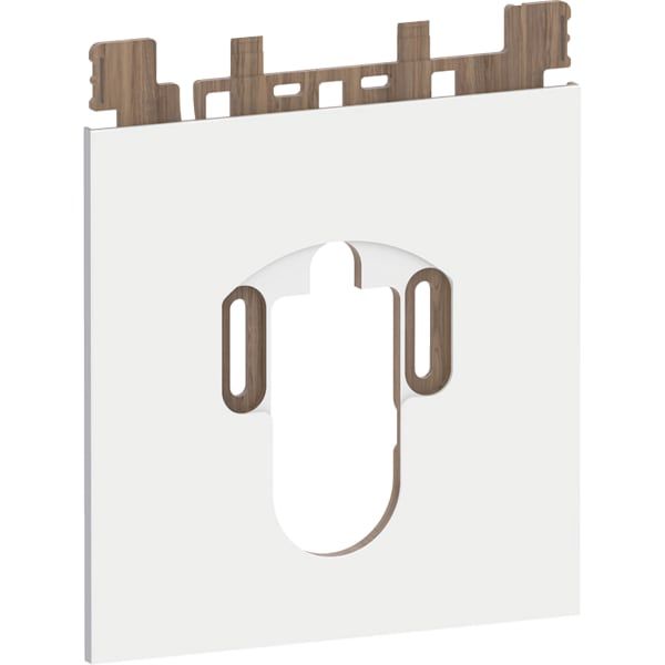 GE Designplatte AquaClean Sela unten Glas weiß