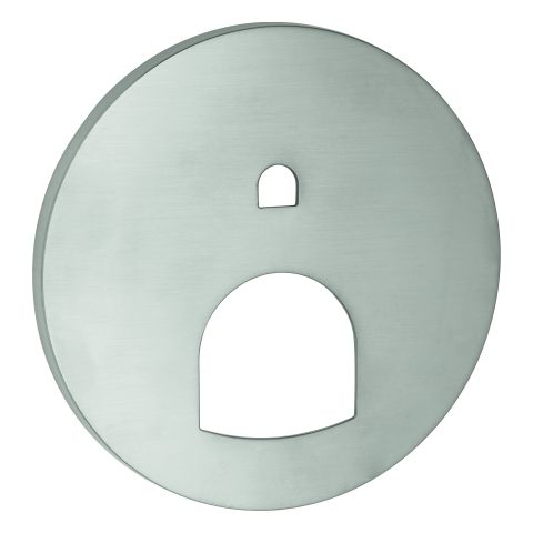 GROHE Rosette 49118 rund für EHM-FMS mit 2-Wege Umstellung supersteel