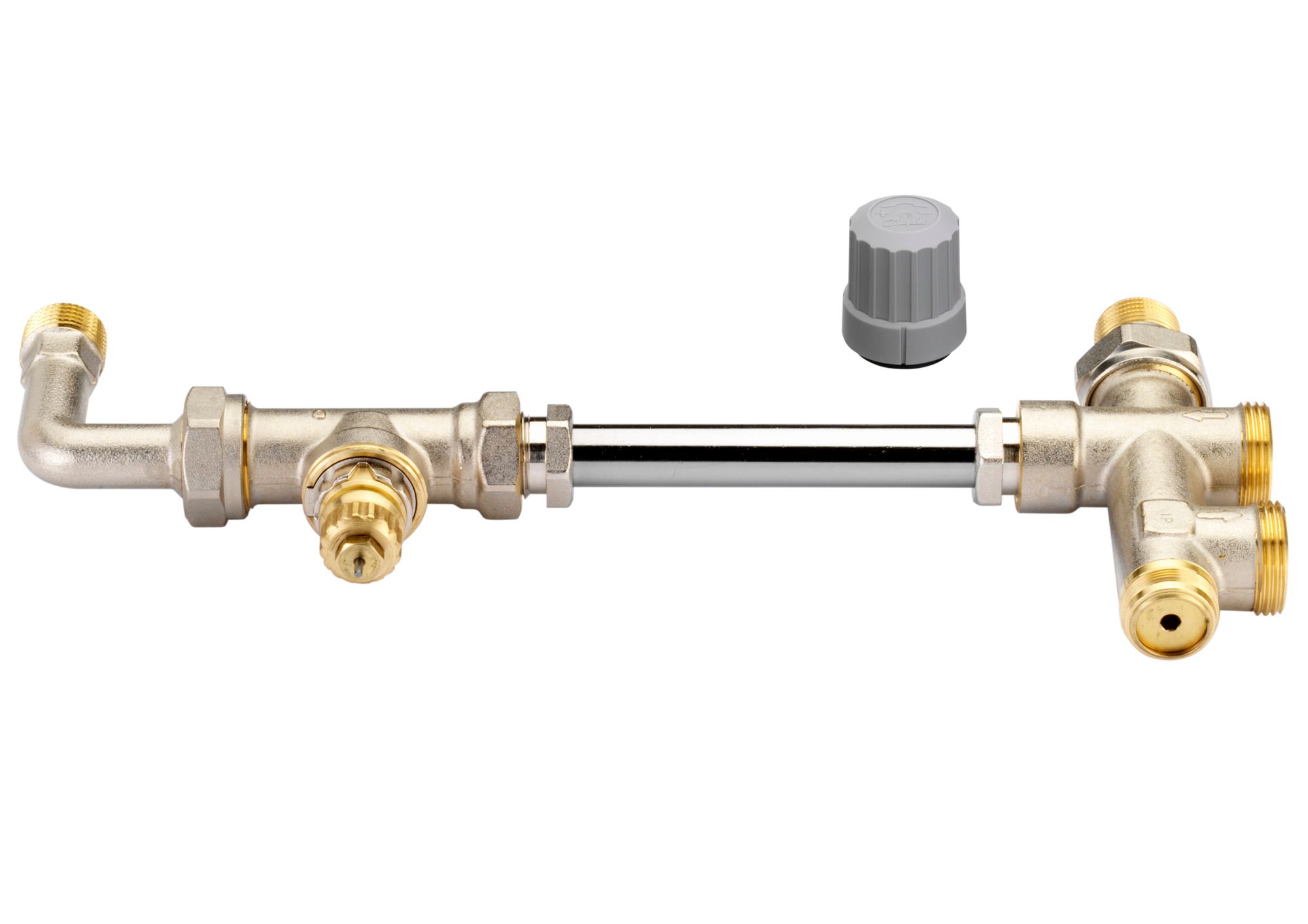 Steigrohrventile Danfoss RA-KE Set 1/2" f.Einrohrsystem Bodenanschluß