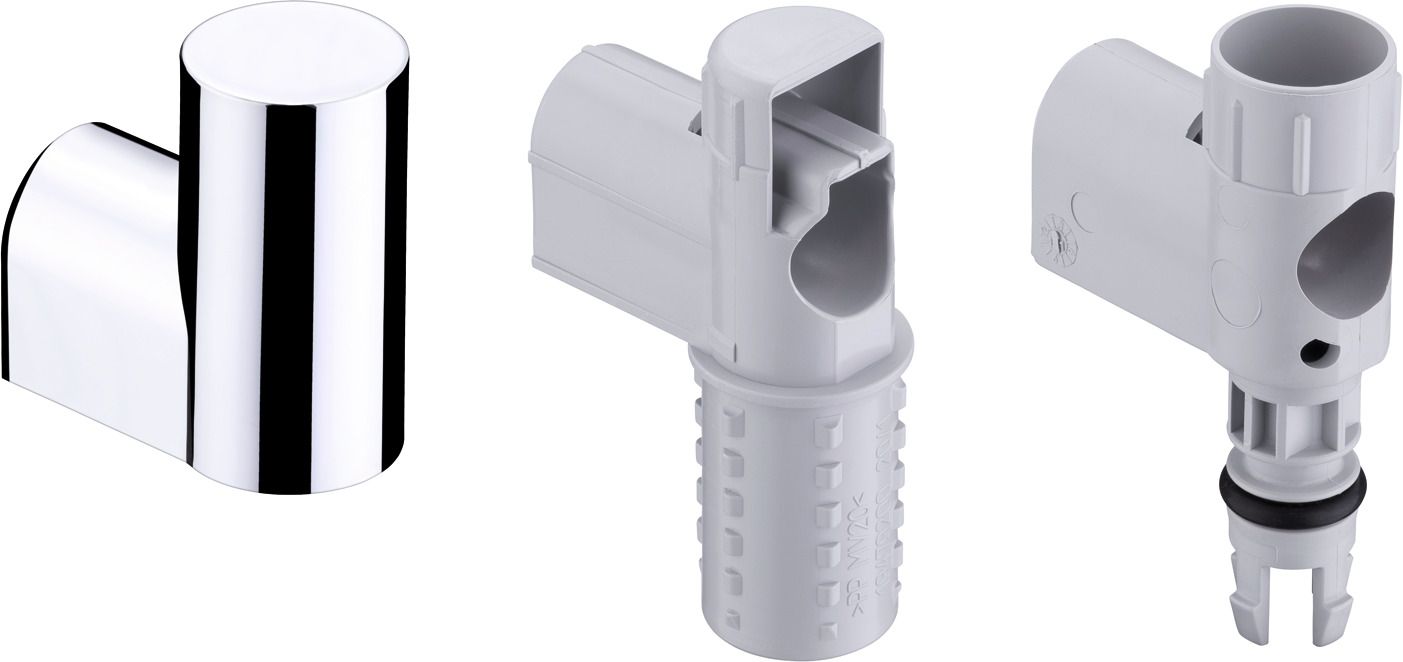 Hansgrohe Wandstütze mit Abdeckung f.UNICA'D chrom